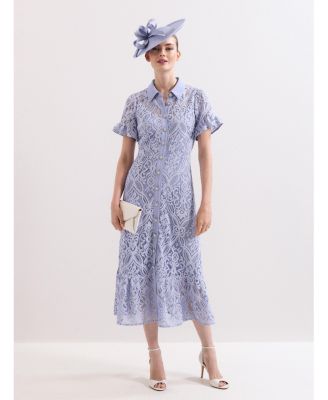 Women's Carmine Lace Dress