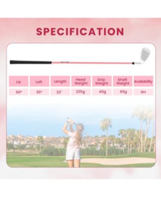 Junior Iron for Kids with Fiberglass Shaft & Headcover