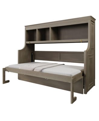 Twin Over Full Metal Bunk Bed with Ladder & Safety Rail