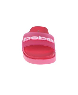 Women's Sandal with Translucent Upper and Rubber Logo Patch