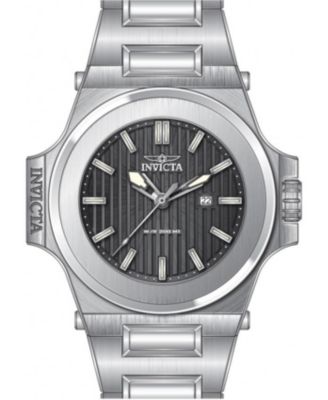 Men's 34730 Akula Quartz 3 Hand Gunmetal Dial Watch