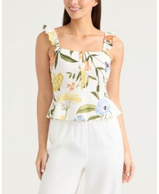 Women's Ruffle Sleeve Top