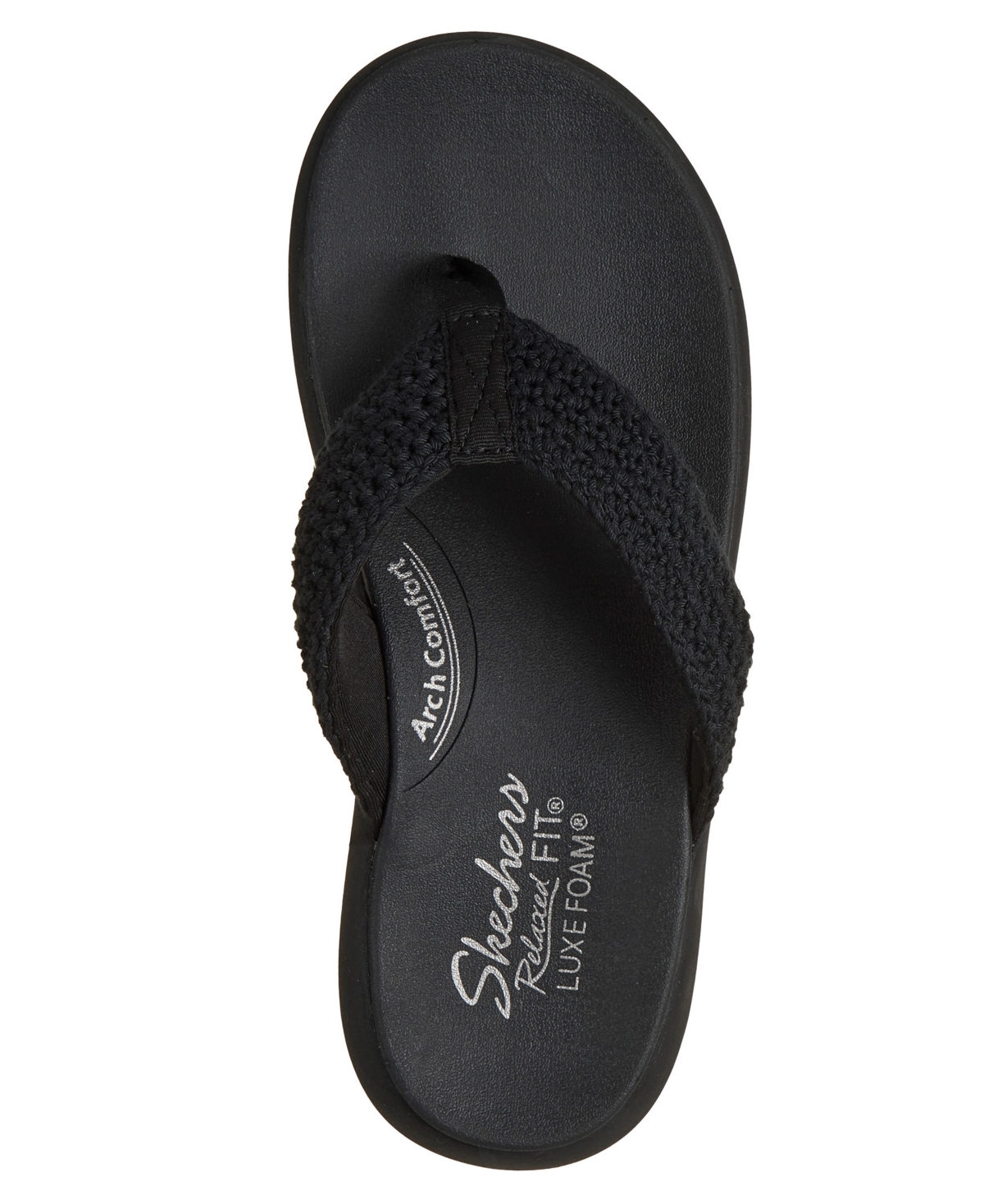 Skechers Women's Relaxed Fit: Asana Luxe - Valley Chic 2 Flip-Flop Thong Sandals from Finish Line