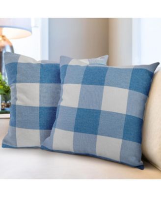 2 Pack Buffalo Plaid Throw Pillow Outdoor & Indoor Covers 18x18 inches