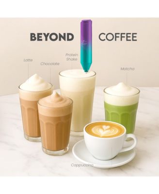 FrothMate Powerful Portable & Compact Milk Frother - No Stand Electric Whisk