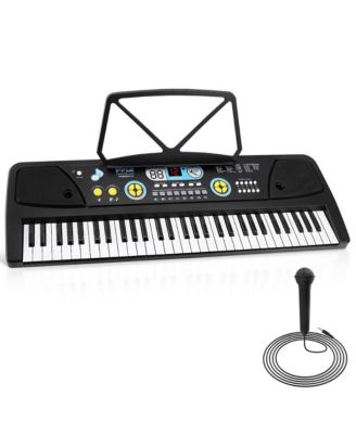 Portable Piano Keyboard & Microphone