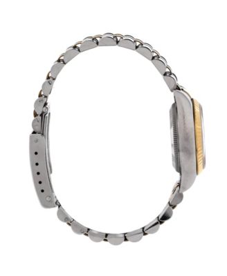 Oyster Perpetual Datejust Automatic Watch in Stainless Steel and Gold with Diamond Markers 26mm