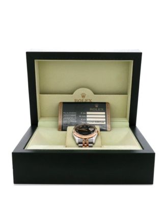 Oyster Perpetual Datejust Automatic Watch in Stainless Steel and Rose Gold 36mm