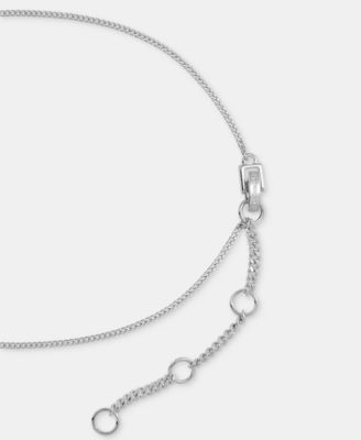 Crystal Pear-Shape Pendant Necklace, 16" + 3" extender