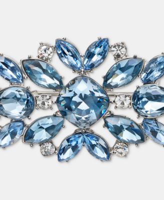 Crystal Flower Cluster Pin