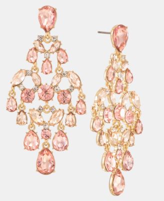 Crystal Cluster Chandelier Earrings