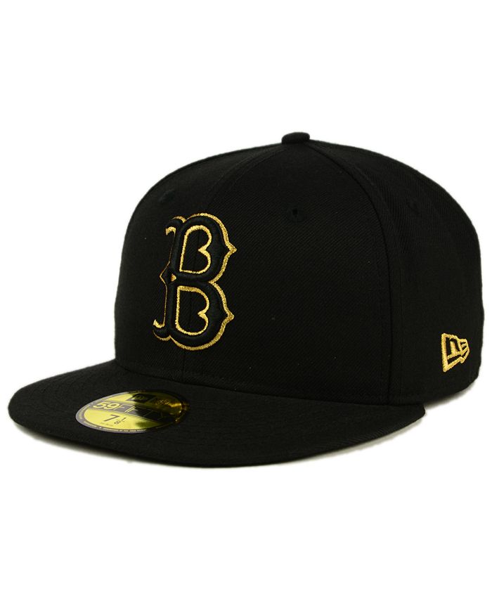 New Era Brooklyn Dodgers Black On Metallic Gold 59FIFTY Fitted Cap