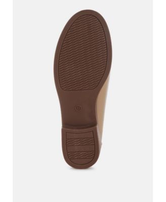 Womens Nemunk Metallic Chain Detail Loafers