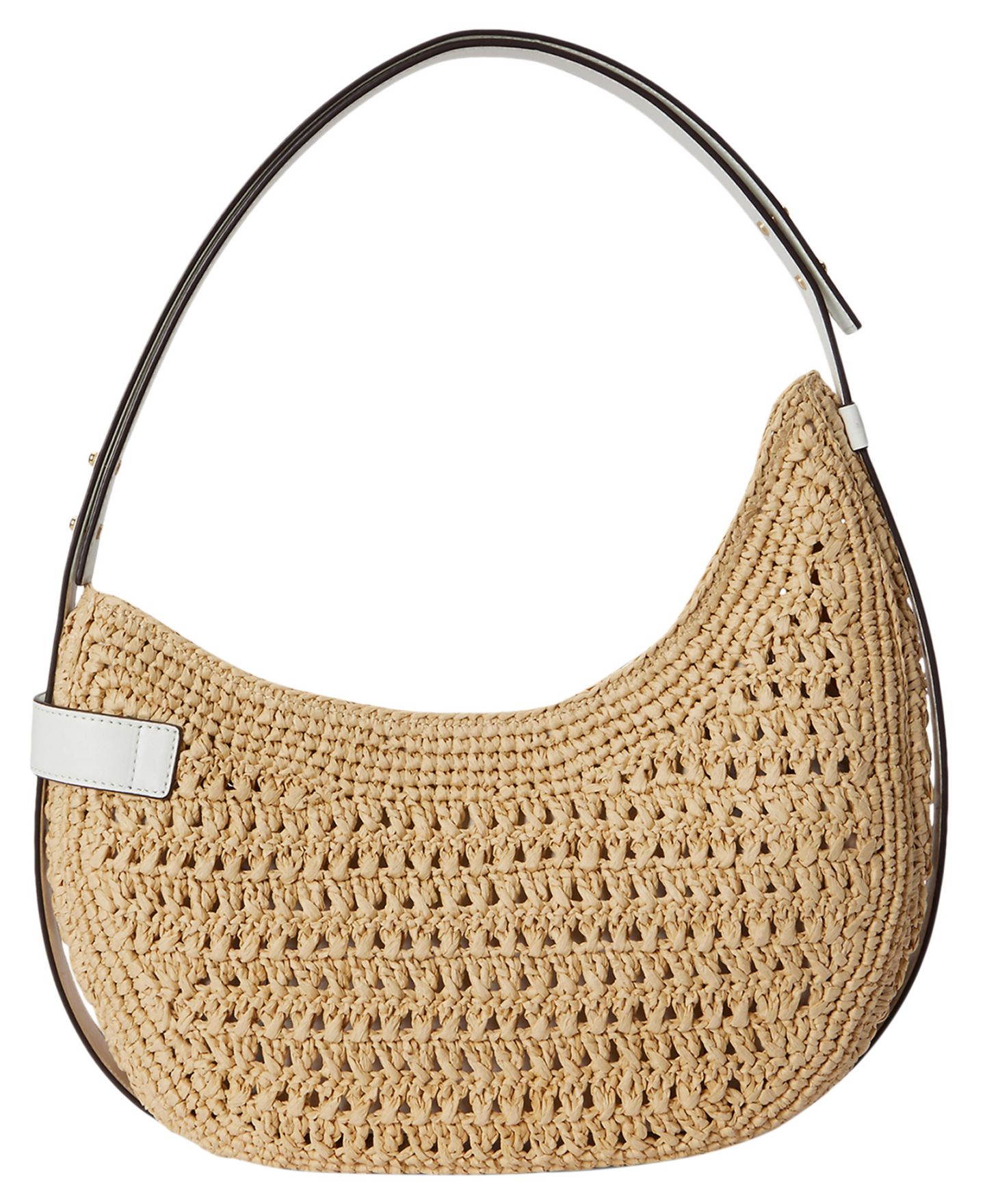 Женская сумка Lauren Ralph Lauren Tasha Large Crocheted Straw Shoulder, цвет: Натуральный — фото 3