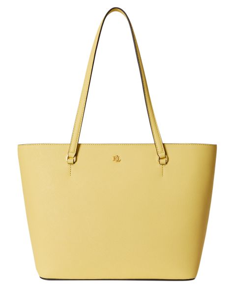Сумки Lauren Ralph Lauren Crosshatch Leather Medium Karly Shopper Tote