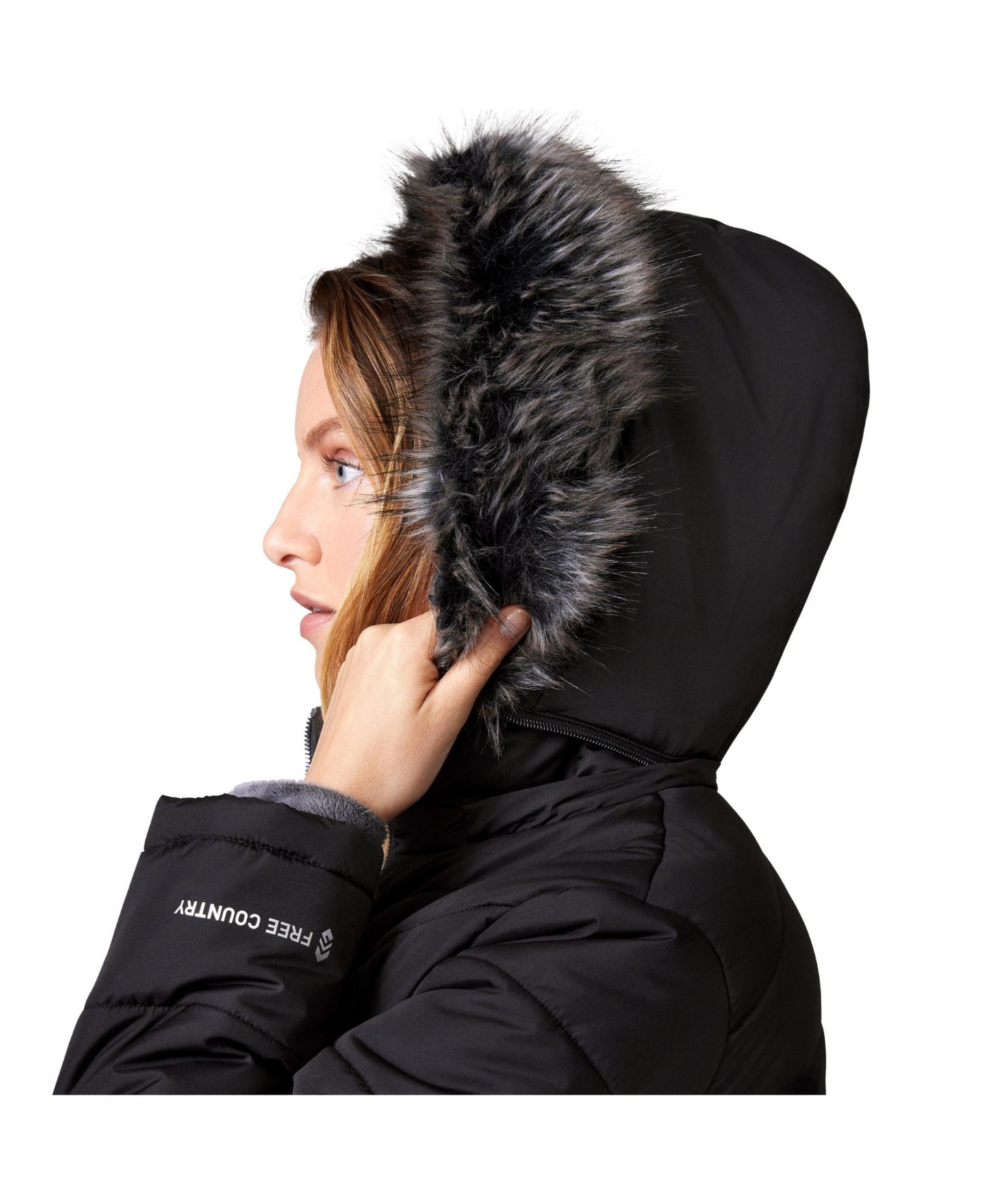 Женская куртка Free Country Brisk II Parka, цвет: Чёрный — фото 7