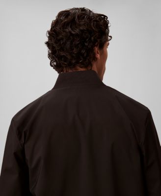 Men's Birdseye Round Collar Bomber Jacket