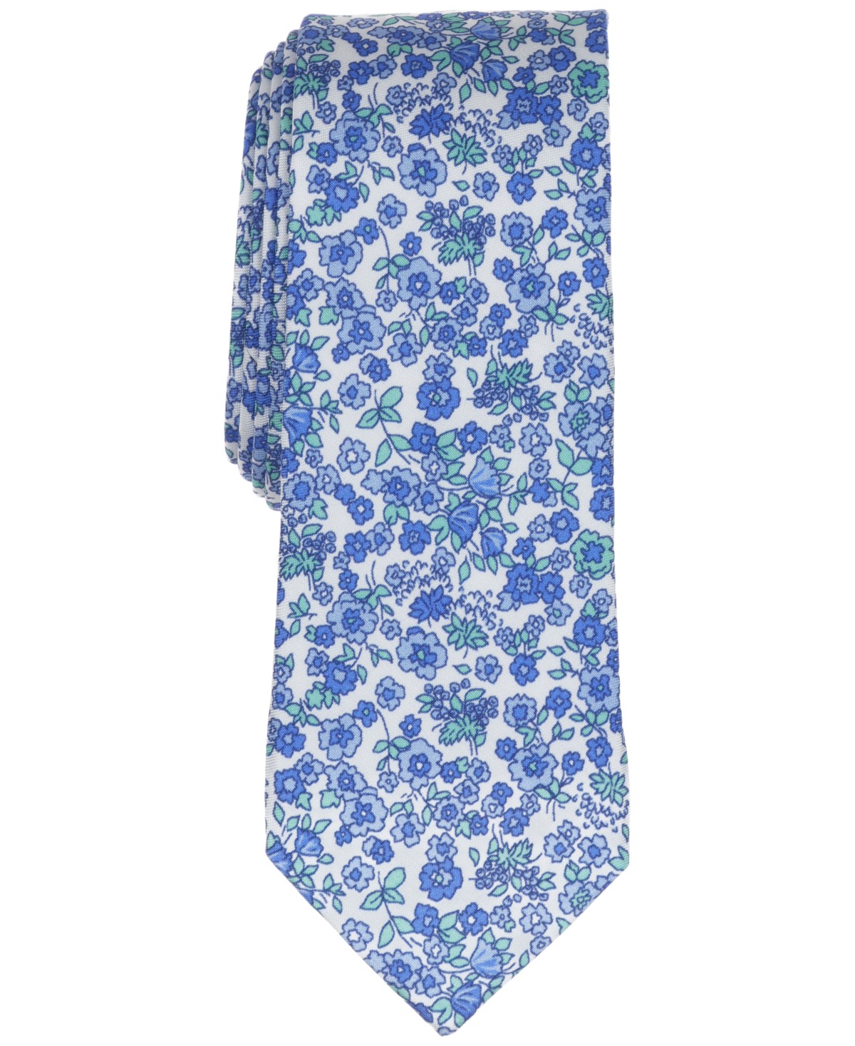 Мужские Bar III Men's Hanford Floral Skinny Tie — фото 1