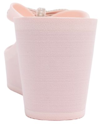 Women's Boujee Platform Thong Wedge Sandals