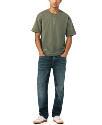 Men's Short-Sleeve Henley T-Shirt