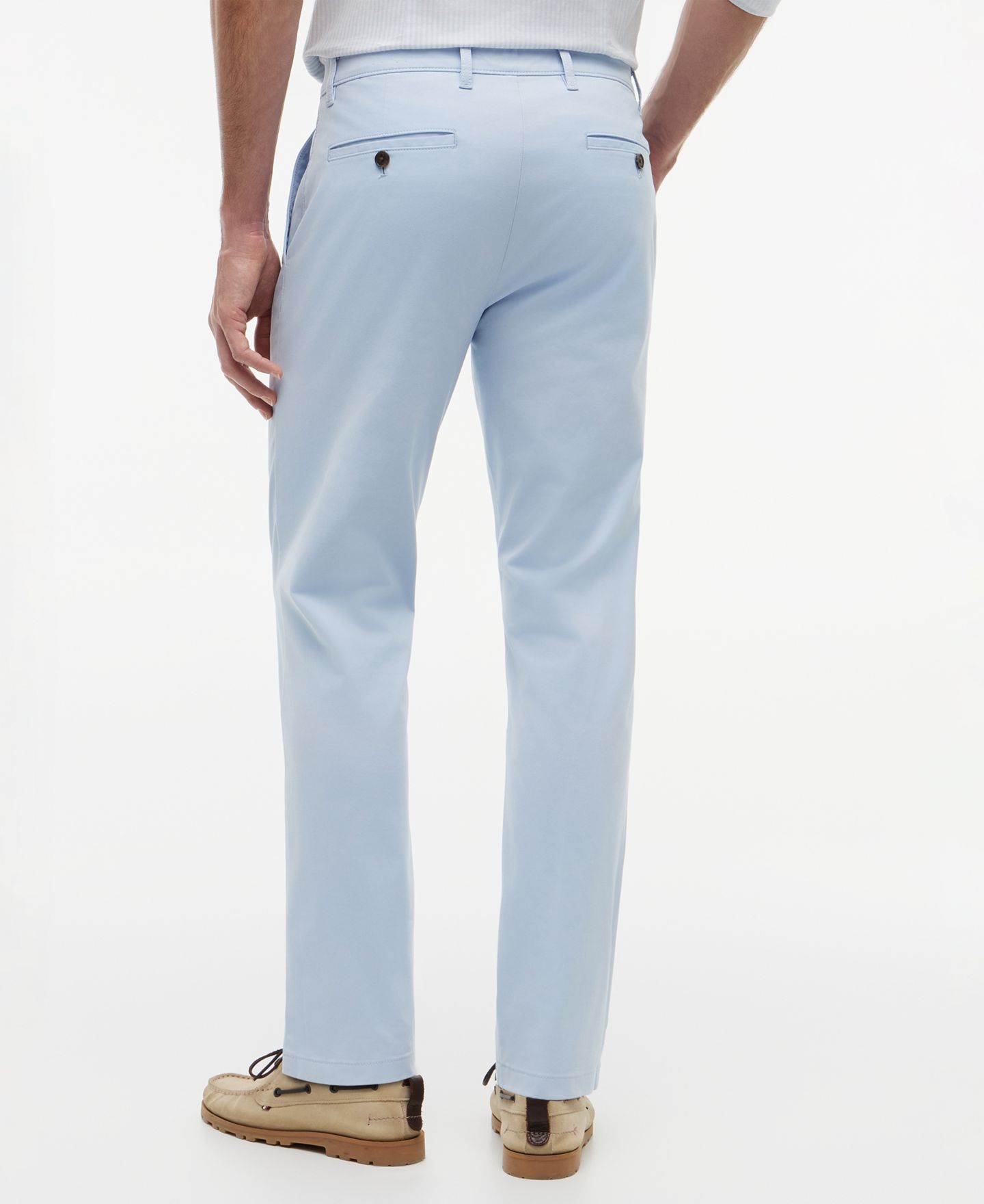 Мужские брюки Tommy Hilfiger Bleeker Slim-Fit Chino, цвет: Синий — фото 4
