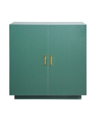 31.5" Hidden Litter Box Cabinet with Ventilated Doors - Wooden Cat Washroom End Table for Most Litter Boxes