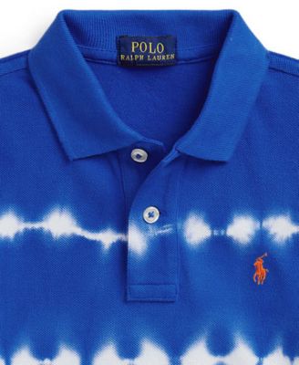Boys' 2-7 Tie-Dye Mesh Short-Sleeve Polo Shirt