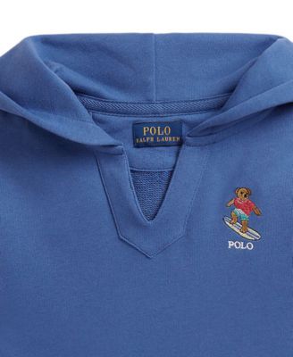 Boys' 2-7 Long-Sleeve Polo Bear Terry Hoodie
