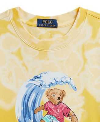 Boys' 8-20 Big Fit Bear Terry Short-Sleeve Sweatshirt