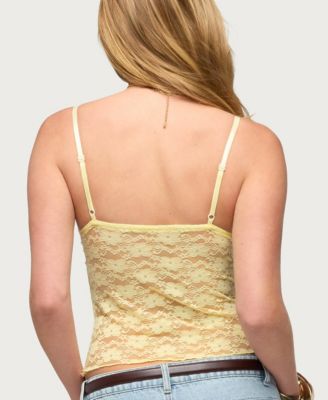 Women's Eira Sheer Lace Tank Top