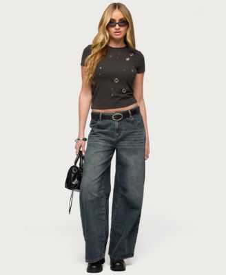 Women's Aitana Grommet Stud T Shirt