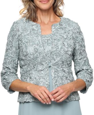 Petite Soutache-Bodice Gown & Jacket