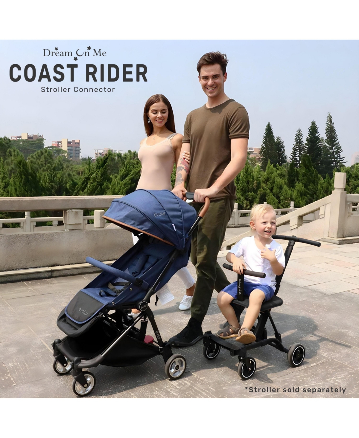 Dream On Me Toddler Coast Rider Stroller Connector