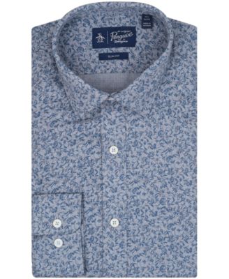 Penguin Men's Emory Floral Print Dress Shirt