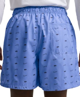 Men's Elastic Waistband Woven Shorts