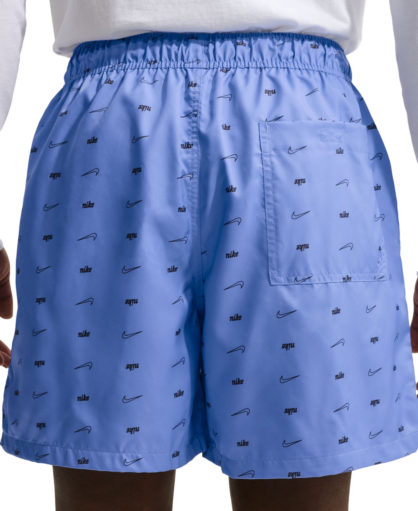 Мужские шорты Nike Elastic Waistband Woven, цвет: Королевский синий — фото 3