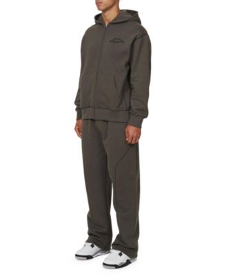 Men's Cover lock Vintage Zip Hoodie