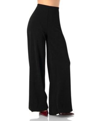 Women's Corduroy High-Waisted Wide-Leg Trousers
