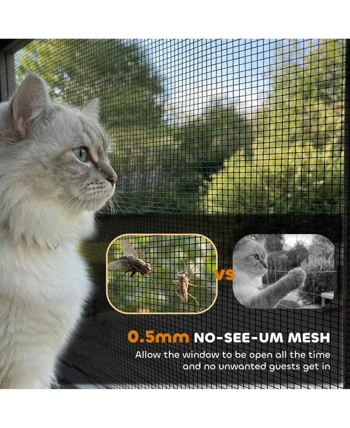 PawHut Catio Outdoor Cat Enclosure Windo Box 39.4"L,