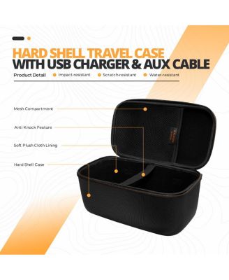 SoundLink Max Bluetooth Speaker + Hard Shell Travel Case and USB Plug and AUX Cable