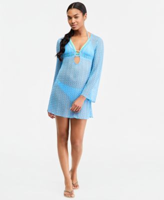 Women's Crocheted Cover-Up Dress