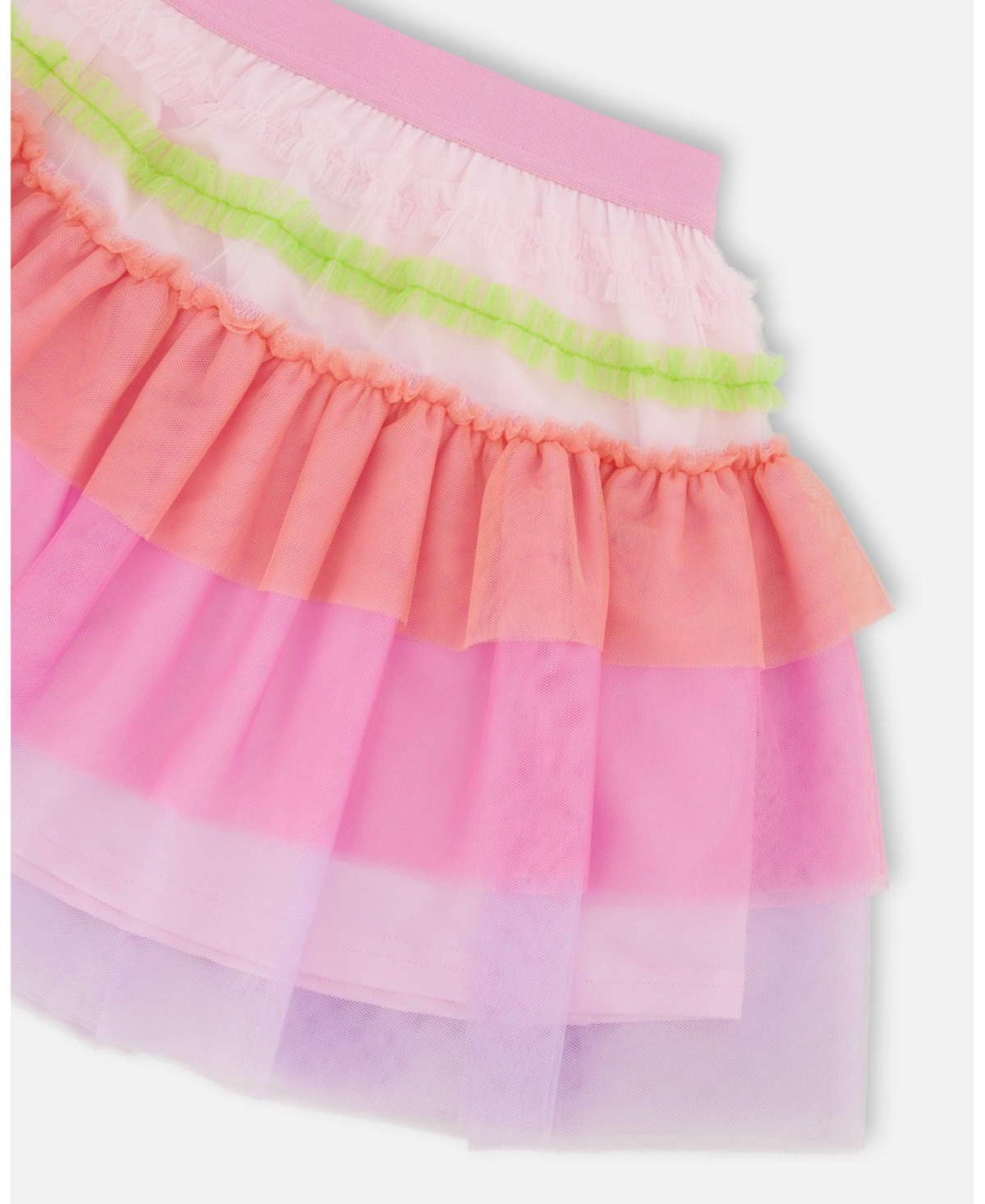 Deux par Big Girls Mesh Skirt with Frills