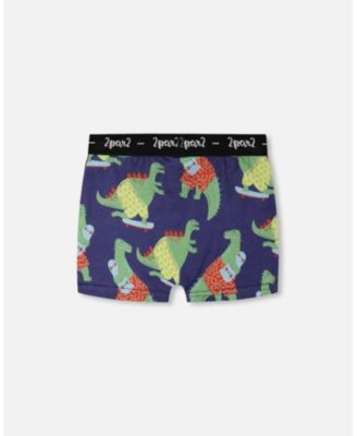 Boy Cotton Boxer Dino Print - Toddler|Child
