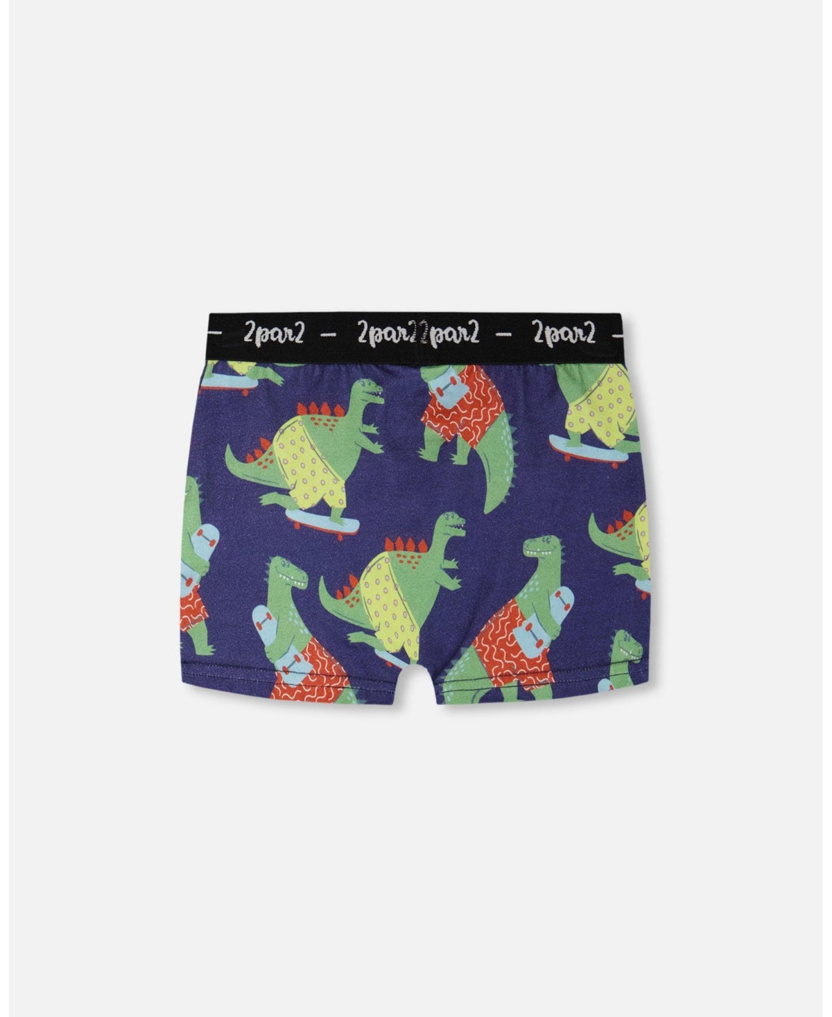 Deux par Boy Cotton Boxer Dino Print - Toddler|Child