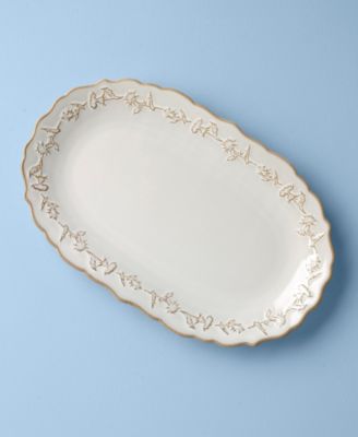 Homespun 13.7" Hors D'oeuvre Tray