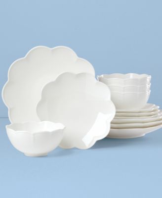 Studio 1414 Scallop 12-Pc. Dinnerware Set, Service for 4