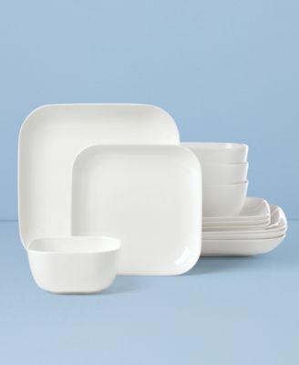 Studio 1414 Square 12-Pc. Dinnerware Set, Service for 4