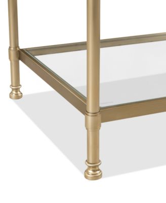 Isla 22.5" Glass End Table