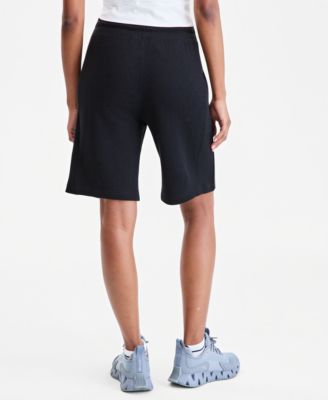 Women's Cotton-Blend Pull-On Bermuda Shorts