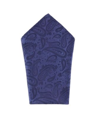 Men's Banbury Tone on Tone Paisley 12 Inch Silk Pocket Square